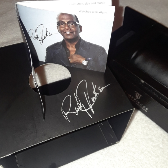 Randy Jackson Timepiece Jewelry - Autographed Randy Jackson Timepiece Box Empty